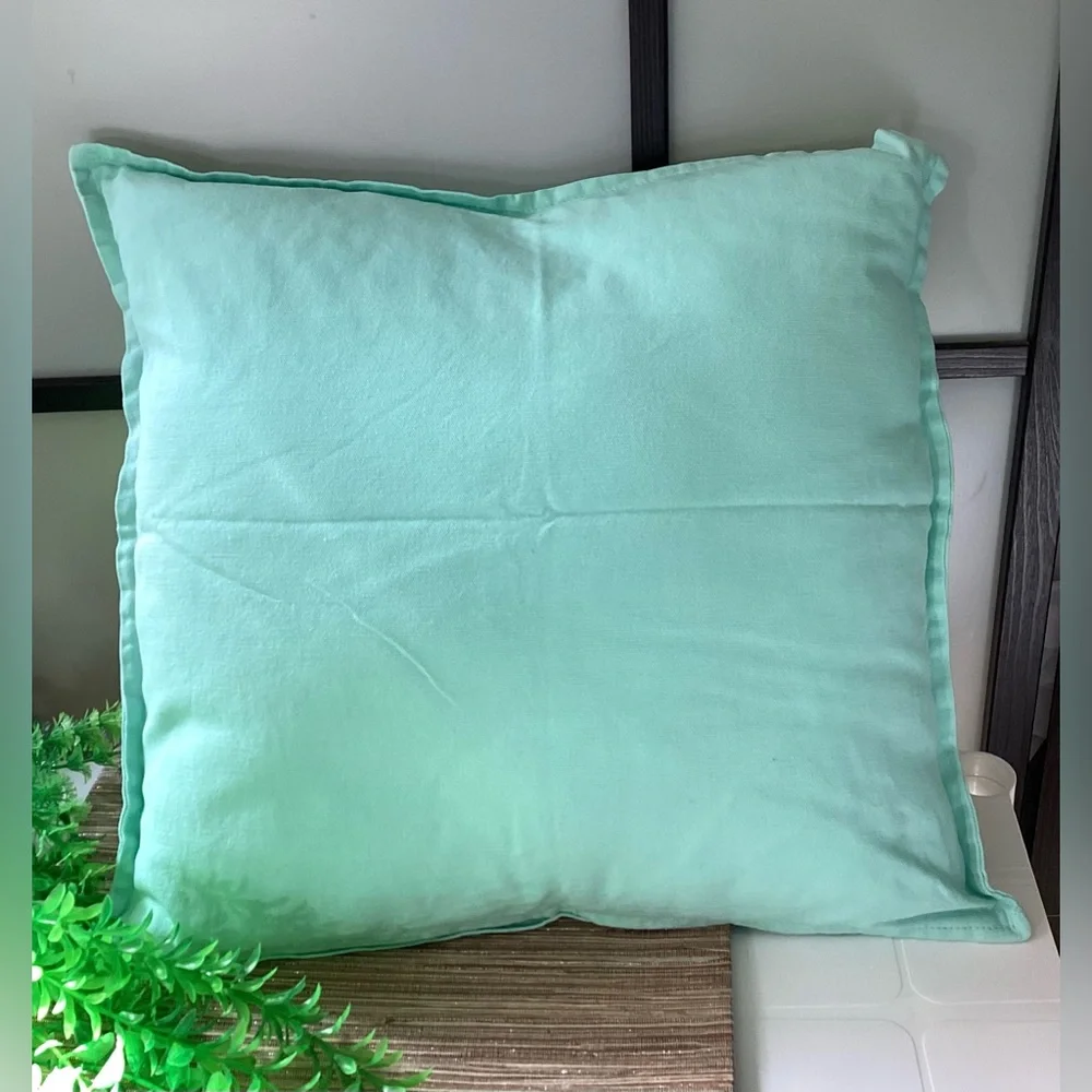Ikea Mint Green Throw Pillow/cushion insert and cover 20” x 20”